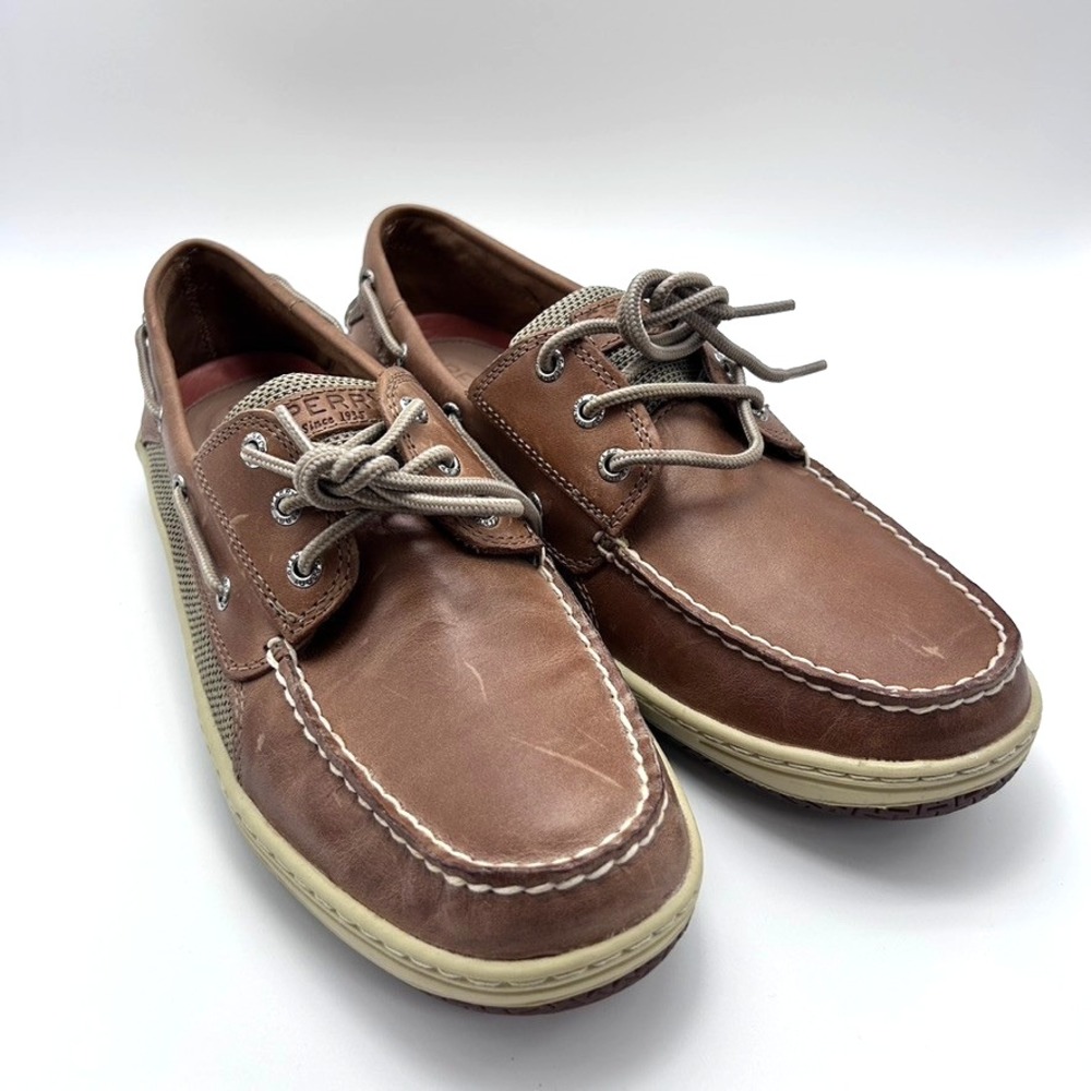 Sperry‎ Top-Sider Billfish 3-Eye Men's Boat Shoe Color Dark Tan US 11.5
